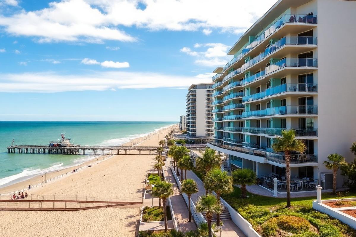 Beachfront apartment on the esplanade