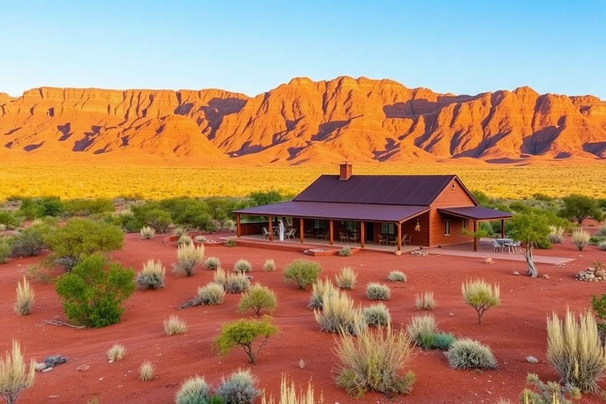 Desert-edge homestead on five hectares