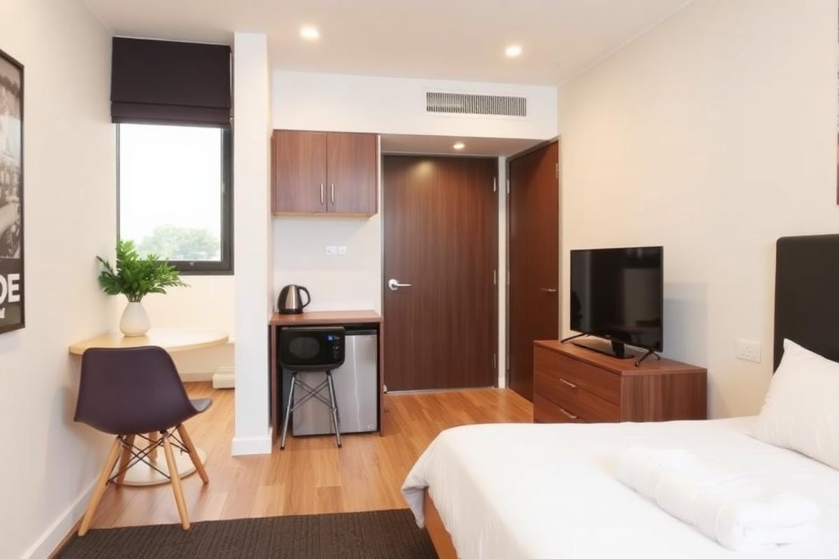 Compact investor studio near the university