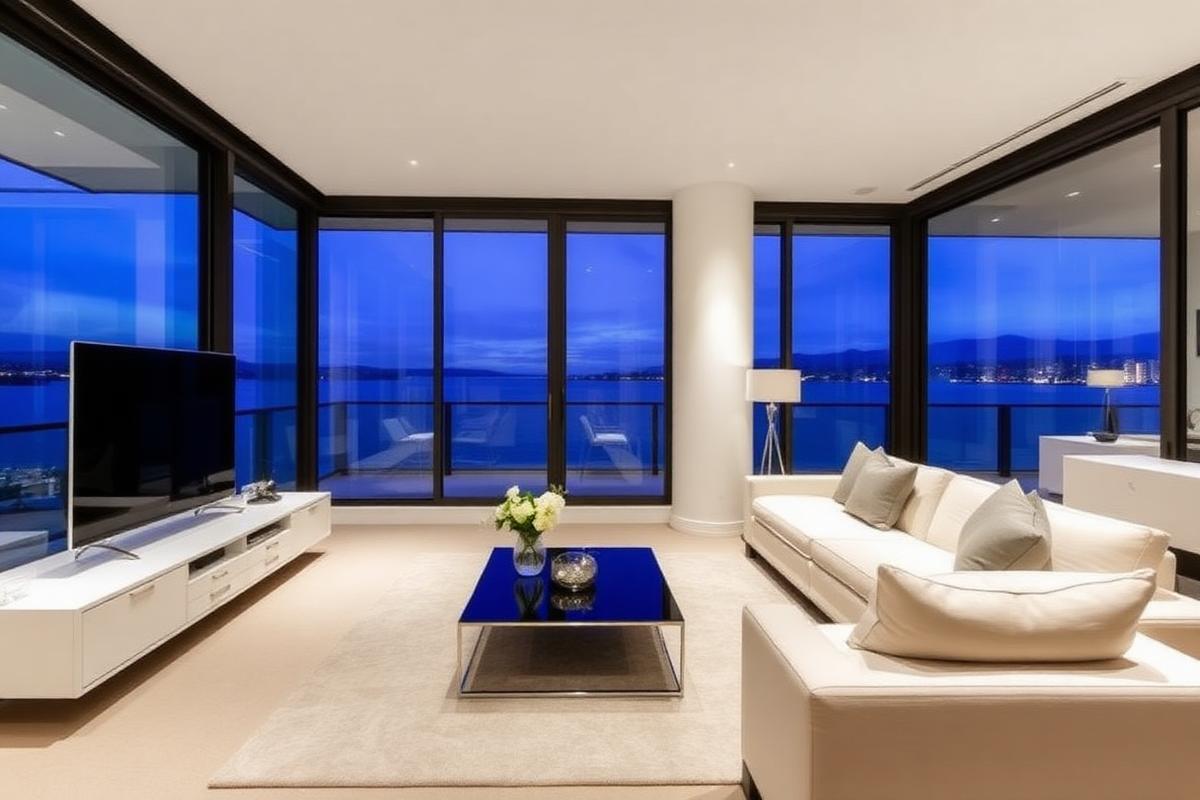 Bayside apartment with uninterrupted water views